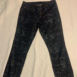Jessica Simpson Forever Size 29 Black Acid Wash Skinny Jeans